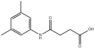 4-(3,5-dimethylanilino)-4-oxobutanoic acid Struktur