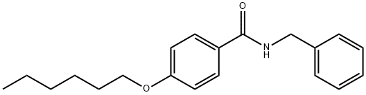 N-benzyl-4-(hexyloxy)benzamide Struktur