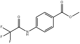 methyl 4-[(trifluoroacetyl)amino]benzoate Struktur