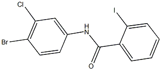 N-(4-bromo-3-chlorophenyl)-2-iodobenzamide Struktur