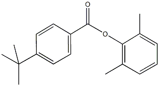 2,6-dimethylphenyl 4-(1,1-dimethylethyl)benzoate Struktur