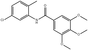 N-(5-chloro-2-methylphenyl)-3,4,5-trimethoxybenzamide Struktur