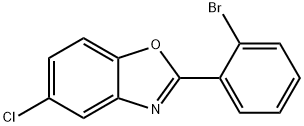 2-(2-bromophenyl)-5-chloro-1,3-benzoxazole Struktur