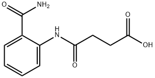 4-[2-(aminocarbonyl)anilino]-4-oxobutanoic acid Struktur