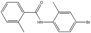 N-(4-bromo-2-methylphenyl)-2-methylbenzamide Struktur