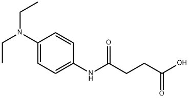 4-[4-(diethylamino)anilino]-4-oxobutanoic acid Struktur