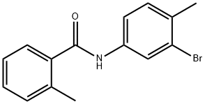 N-(3-bromo-4-methylphenyl)-2-methylbenzamide Struktur