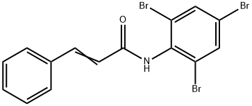 3-phenyl-N-(2,4,6-tribromophenyl)acrylamide Struktur