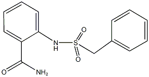 2-[(benzylsulfonyl)amino]benzamide Struktur