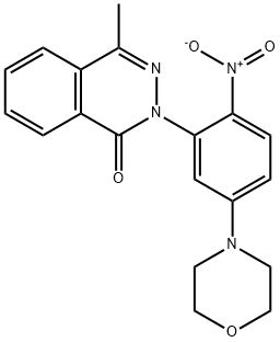 2-[2-nitro-5-(4-morpholinyl)phenyl]-4-methyl-1(2H)-phthalazinone Struktur