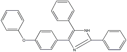 4-(4-phenoxyphenyl)-2,5-diphenyl-1H-imidazole Struktur