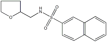 N-(tetrahydro-2-furanylmethyl)-2-naphthalenesulfonamide Struktur