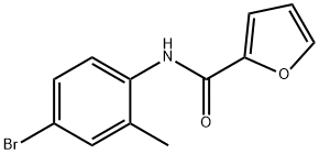 N-(4-bromo-2-methylphenyl)-2-furamide Struktur