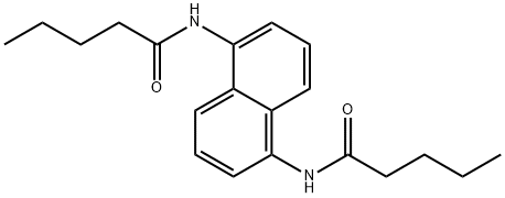 N-[5-(pentanoylamino)-1-naphthyl]pentanamide Struktur