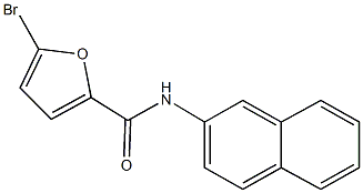 5-bromo-N-(2-naphthyl)-2-furamide Struktur