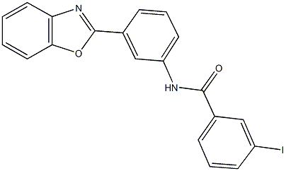 N-[3-(1,3-benzoxazol-2-yl)phenyl]-3-iodobenzamide Struktur