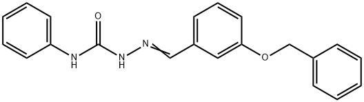 3-(benzyloxy)benzaldehyde N-phenylsemicarbazone Struktur