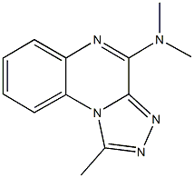 N,N-dimethyl-N-(1-methyl[1,2,4]triazolo[4,3-a]quinoxalin-4-yl)amine Struktur