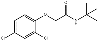 N-(tert-butyl)-2-(2,4-dichlorophenoxy)acetamide Struktur