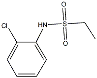 N-(2-chlorophenyl)ethanesulfonamide Struktur