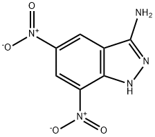 3-amino-5,7-bisnitro-1H-indazole Struktur