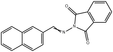 2-[(2-naphthylmethylene)amino]-1H-isoindole-1,3(2H)-dione Struktur