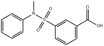 3-[(methylanilino)sulfonyl]benzoic acid Struktur