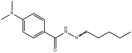 4-(dimethylamino)-N'-pentylidenebenzohydrazide Struktur