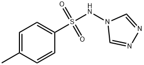 4-methyl-N-(4H-1,2,4-triazol-4-yl)benzenesulfonamide Struktur