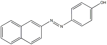 4-(2-naphthyldiazenyl)phenol Struktur