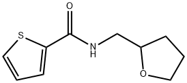 N-(tetrahydro-2-furanylmethyl)-2-thiophenecarboxamide Struktur