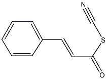 3-phenylacryloyl thiocyanate Struktur