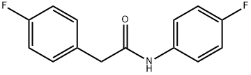 N,2-bis(4-fluorophenyl)acetamide Struktur