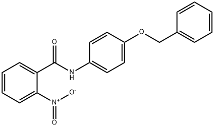 N-[4-(benzyloxy)phenyl]-2-nitrobenzamide Struktur