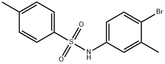 N-(4-bromo-3-methylphenyl)-4-methylbenzenesulfonamide Struktur