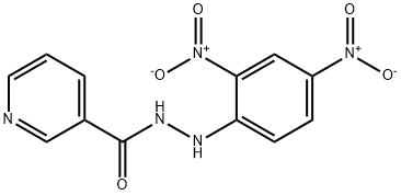 N'-{2,4-bisnitrophenyl}pyridine-3-carbohydrazide Struktur