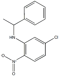 5-chloro-2-nitro-N-(1-phenylethyl)aniline Struktur