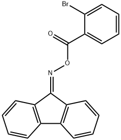 9H-fluoren-9-one O-(2-bromobenzoyl)oxime Struktur