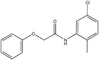 N-(5-chloro-2-methylphenyl)-2-phenoxyacetamide Struktur