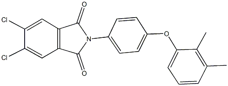 5,6-dichloro-2-[4-(2,3-dimethylphenoxy)phenyl]-1H-isoindole-1,3(2H)-dione Struktur