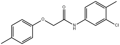 N-(3-chloro-4-methylphenyl)-2-(4-methylphenoxy)acetamide Struktur