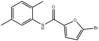 5-bromo-N-(2,5-dimethylphenyl)-2-furamide Struktur