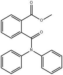 methyl 2-[(diphenylamino)carbonyl]benzoate Struktur