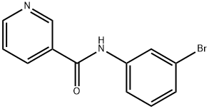 N-(3-bromophenyl)nicotinamide Struktur