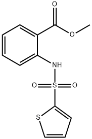 methyl 2-[(thien-2-ylsulfonyl)amino]benzoate Struktur