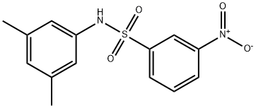 N-(3,5-dimethylphenyl)-3-nitrobenzenesulfonamide Struktur