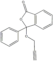 3-phenyl-3-(2-propynyloxy)-2-benzofuran-1(3H)-one Struktur