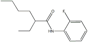 2-ethyl-N-(2-fluorophenyl)hexanamide Struktur