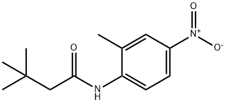 N-{4-nitro-2-methylphenyl}-3,3-dimethylbutanamide Struktur