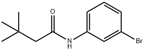 N-(3-bromophenyl)-3,3-dimethylbutanamide Struktur